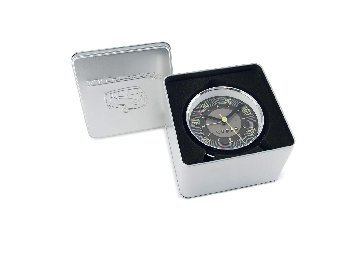 Brisa VW Collection T1 Bus réveil analogique compteur acier