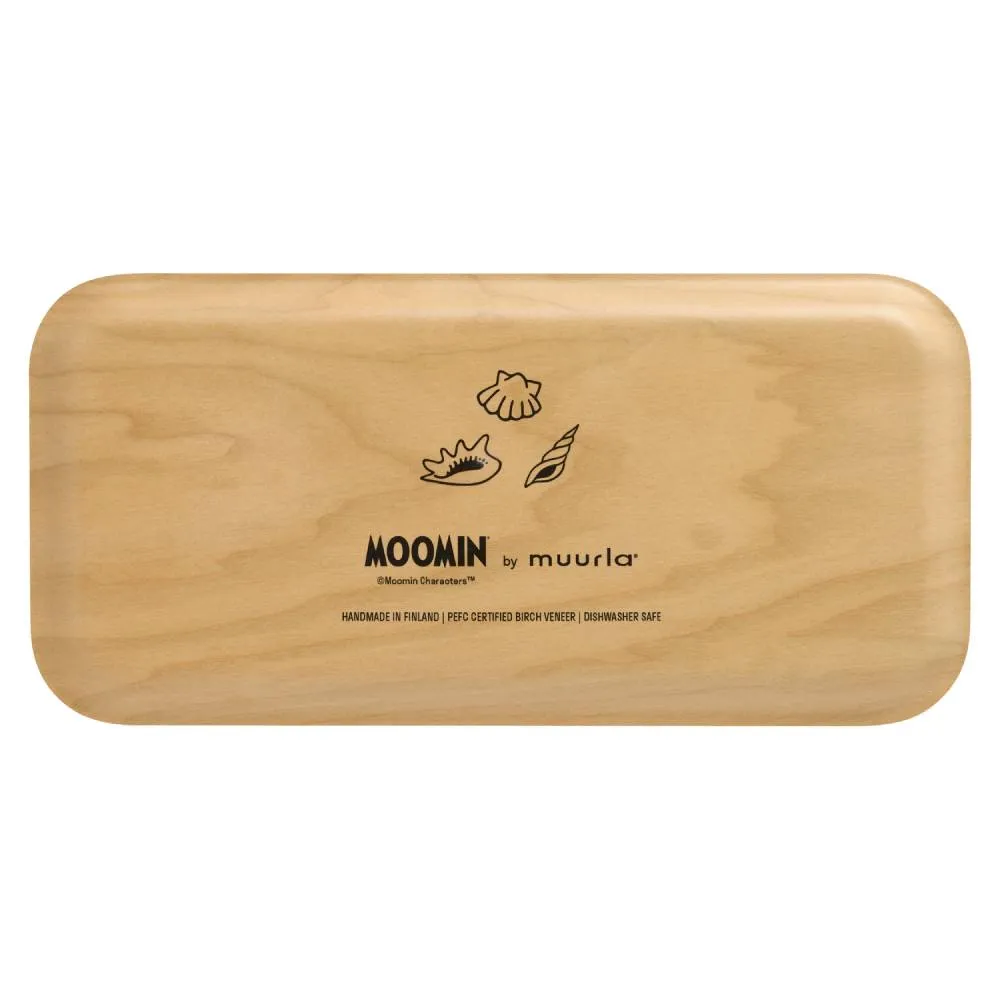 Moomintroll Retro plateau bleu 27 x 13 cm