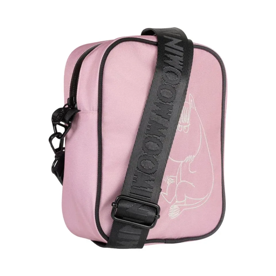 Moomintroll Snorkmaiden sac bandoulière rose brodé
