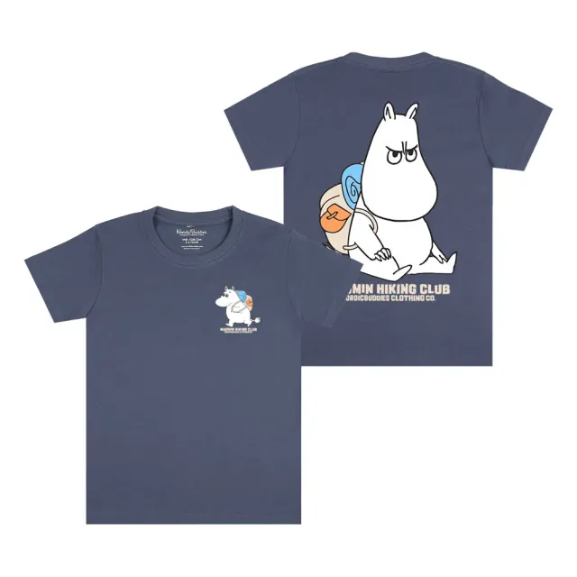Moomintroll Angry t-shirt enfant bleu foncé coton