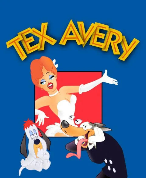Pixgoodies Tex Avery Droopy Wolfie et Red mug céramique