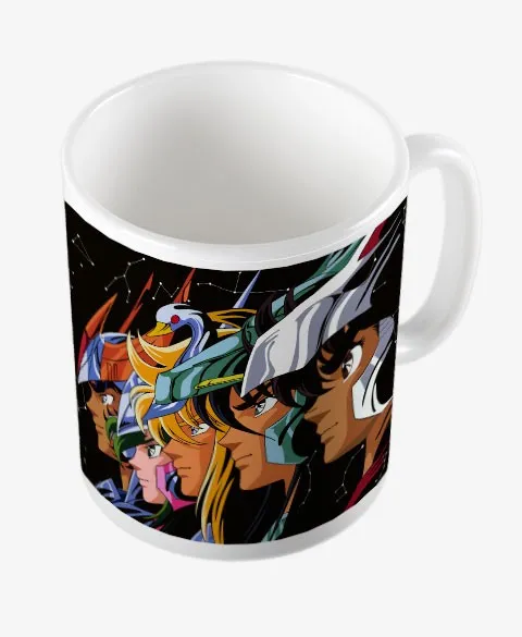 Pixgoodies Chevaliers du Zodiaque shônen culte mug céramique