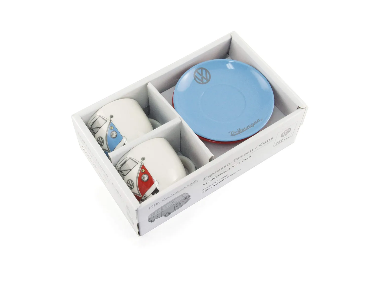Brisa VW Collection Bus Front tasses espresso 2 x 100 ml porcelaine