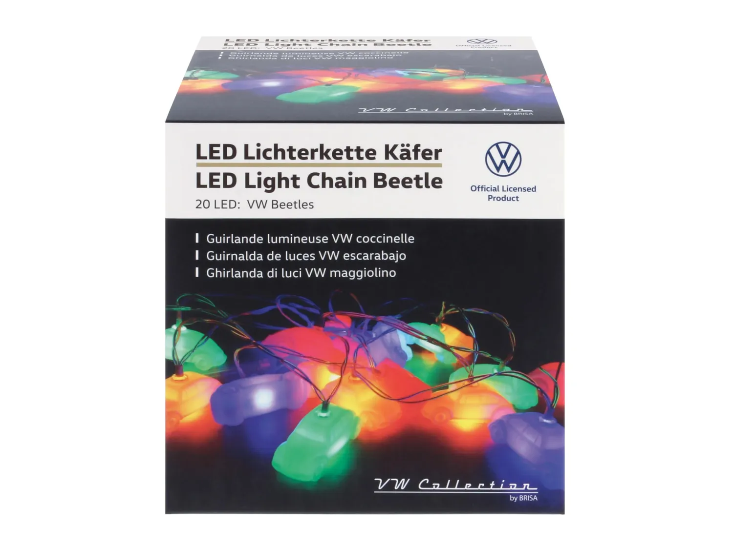 Brisa VW Collection Coccinelle guirlande lumineuse 3 m multicolore
