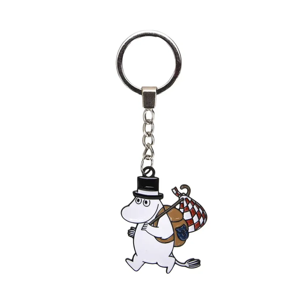 Moomintroll Moominpappa porte-clés métal sac à dos 6 cm