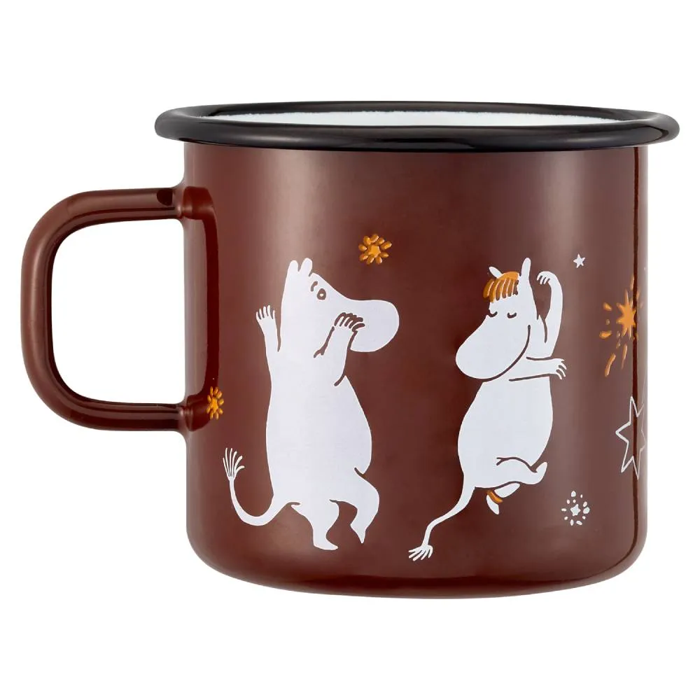 Moomintroll Comet mug émaillé marron 55 cl