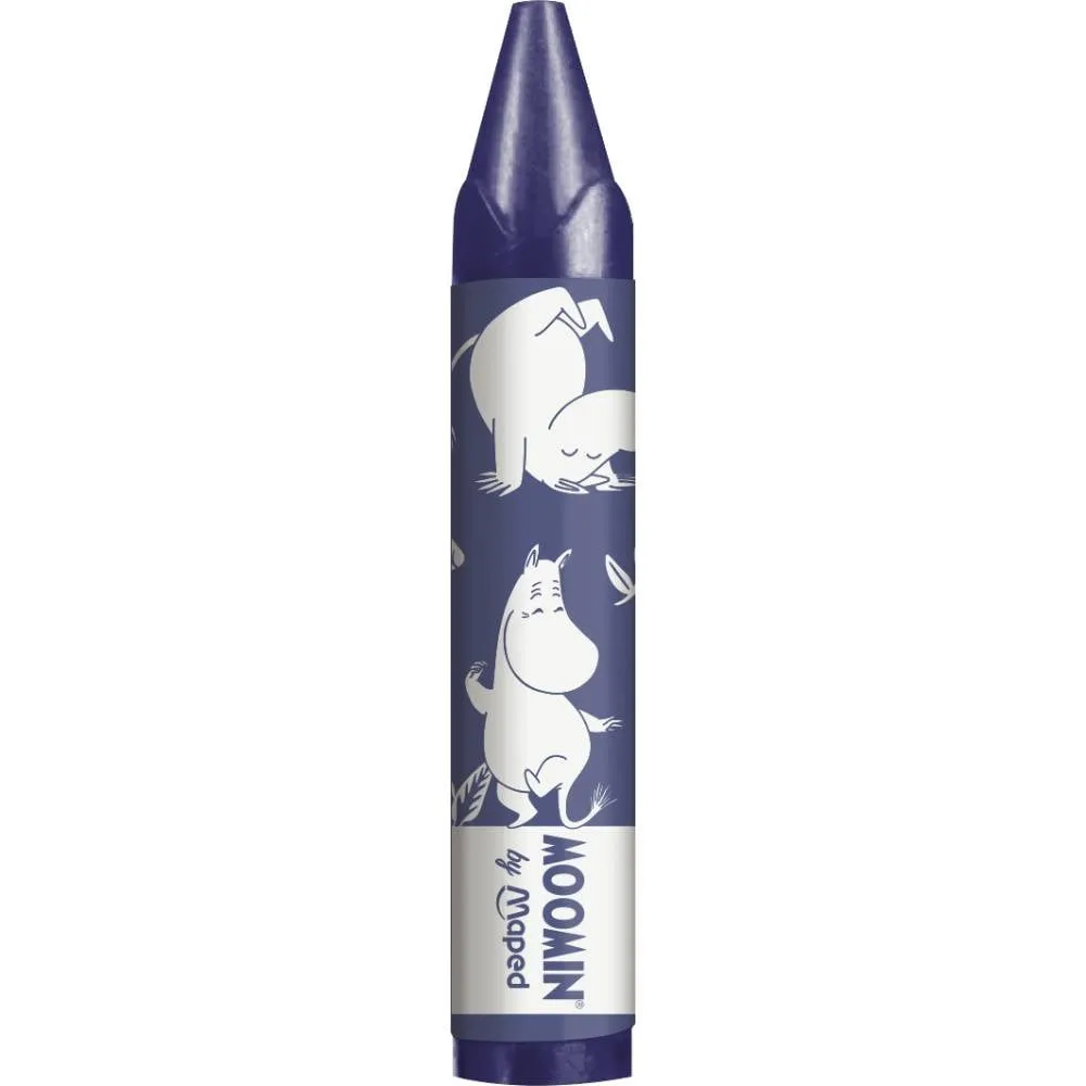 Moomintroll Jumbo craies cire 12 pièces dès 1 an