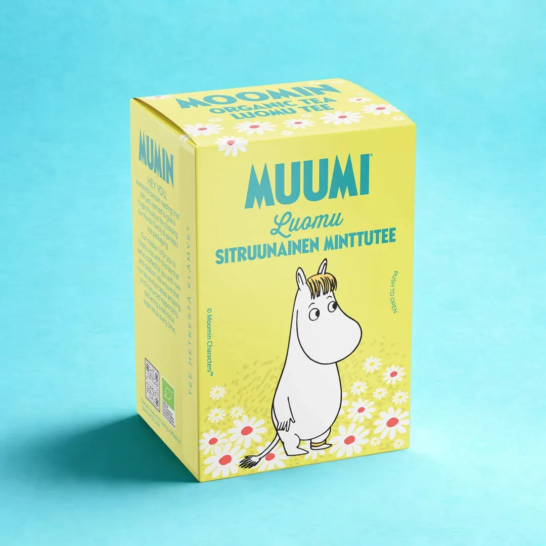 Moomintroll Snorkmaiden thé citron menthe 20 sachets