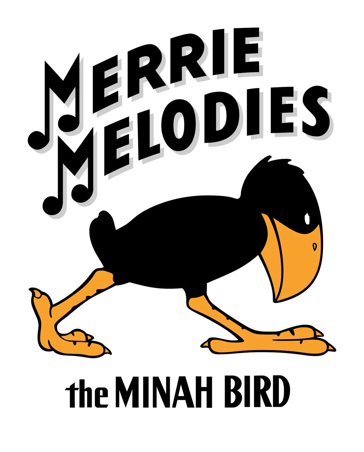 Pixgoodies The Minah Bird t-shirt coton cartoon
