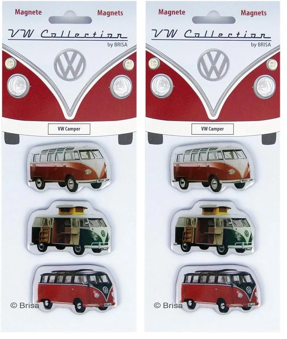 Brisa VW Collection magnets frigo lot aimants époxy