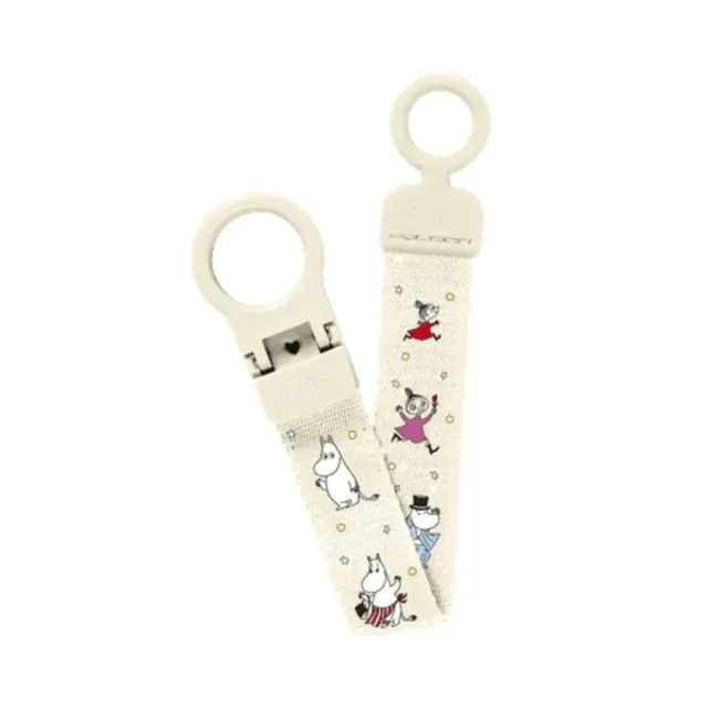 Moomintroll Friends attache-sucette ivoire silicone