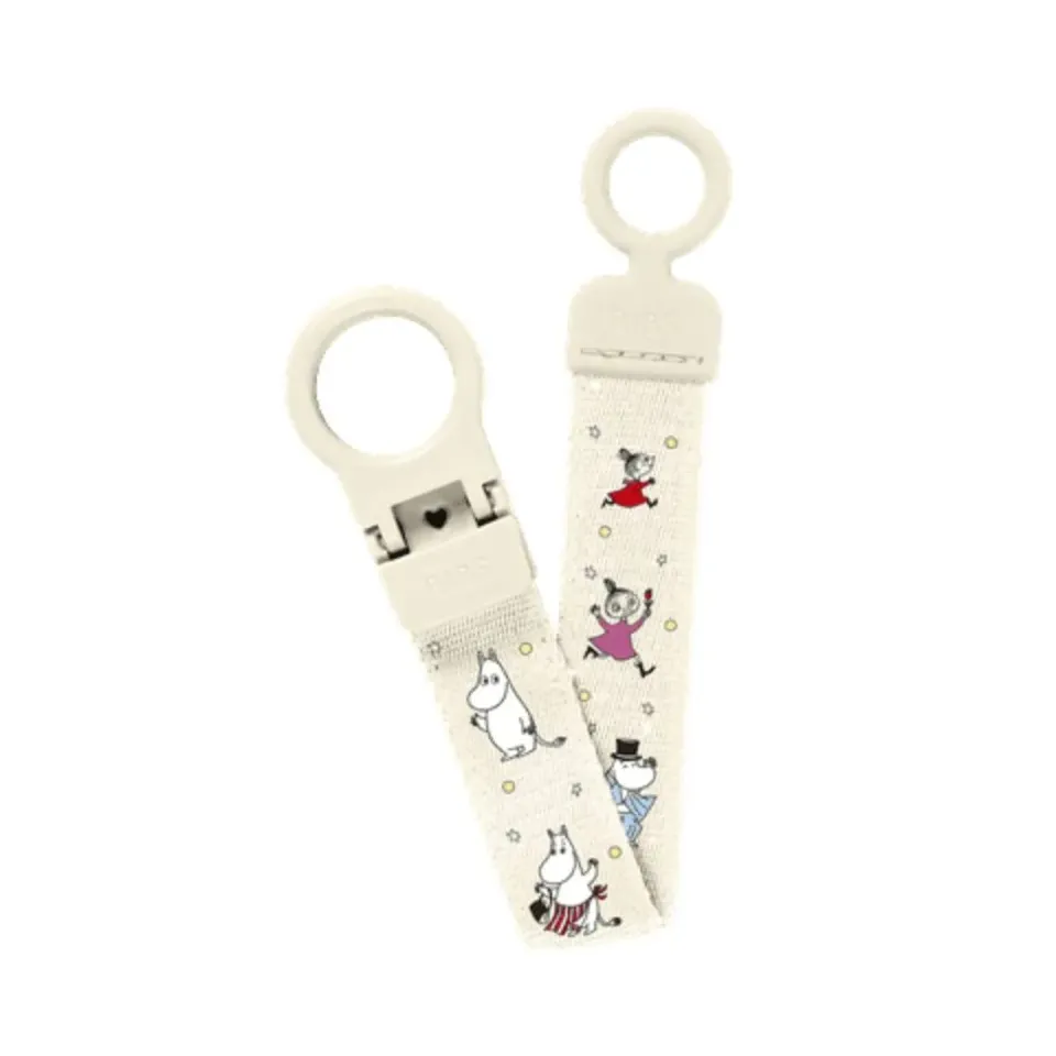 Moomintroll Friends attache-sucette ivoire silicone