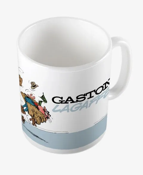 Gaston Lagaffe balançoire mug céramique