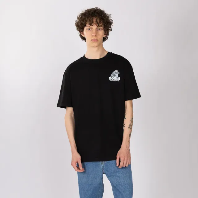 Moomintroll The Groke t-shirt noir en coton oversize