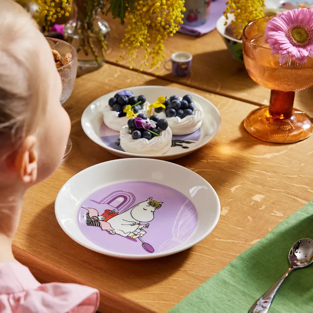 Moomintroll Snorkmaiden Assiette 19 cm lilas céramique