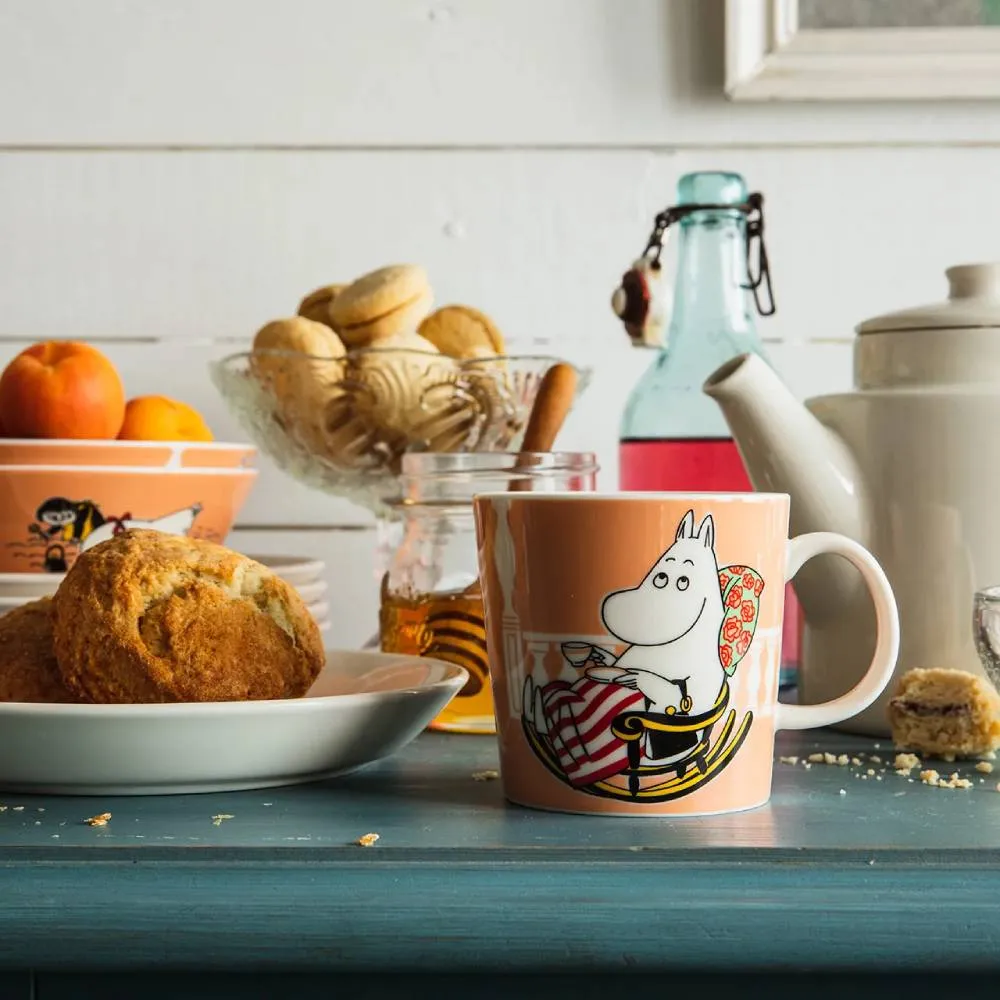 Moomintroll Moominmamma mug 30 cl pêche