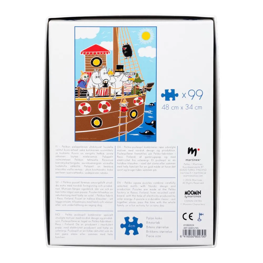 Moomintroll Oshun Oxtra puzzle 99 pièces 48x34 cm