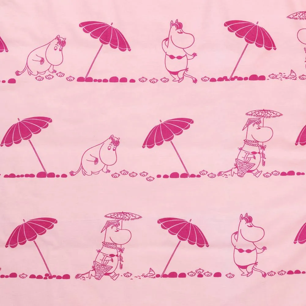 Moomintroll Gorgeous parure de lit 150x210 rose coton bio