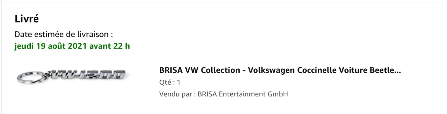 Brisa VW Collection porte-clés décapsuleur