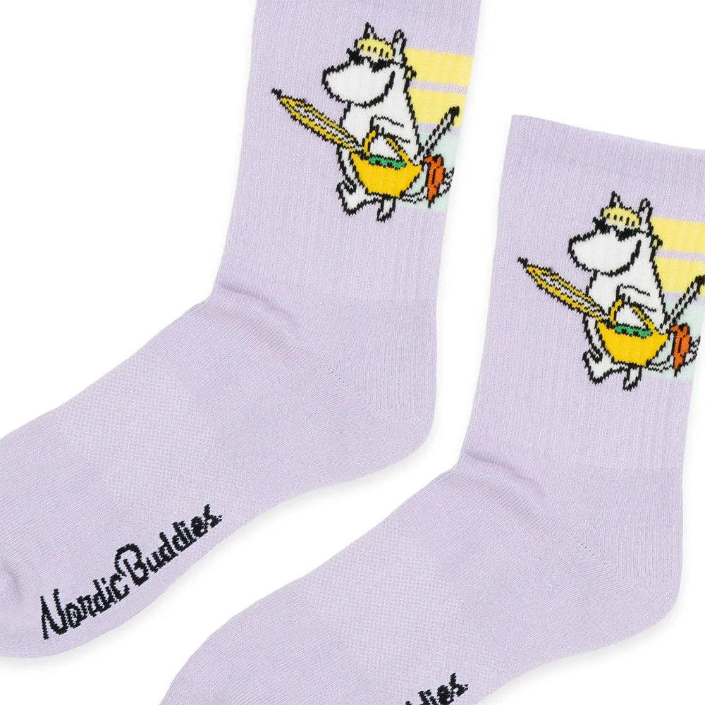 Moomintroll Snorkmaiden chaussettes violettes 36-42