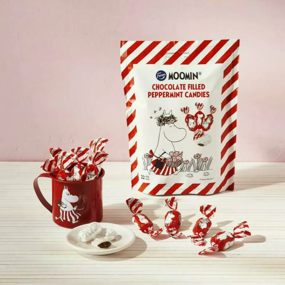 Moomintroll Moominmamma bonbons menthe chocolat 120g