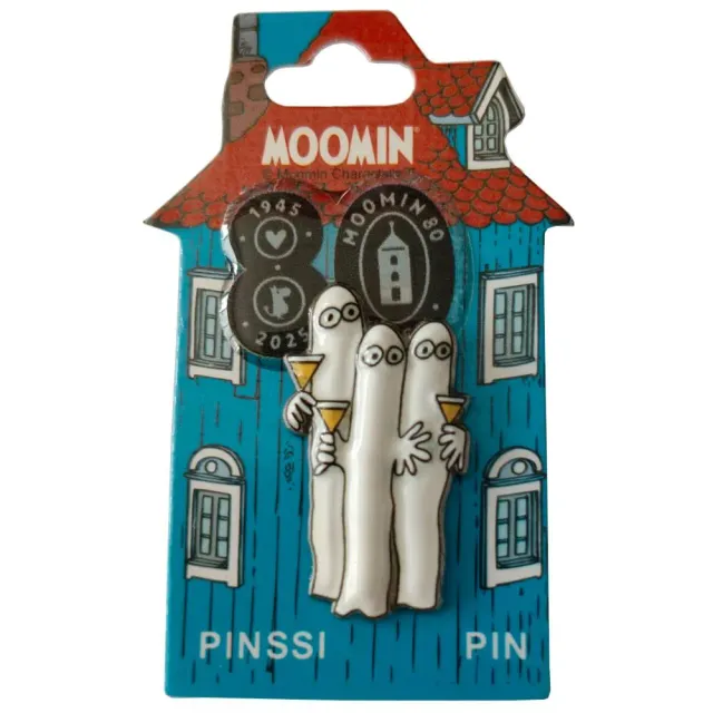 Moomintroll Hattifatteners pin's badge 3D cocktail