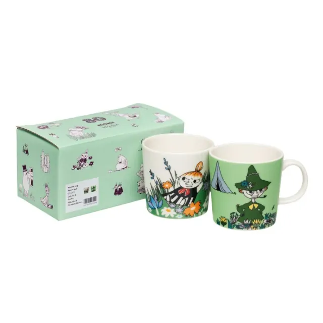 Moomintroll 80 Little My Snufkin mug céramique 0,3 L