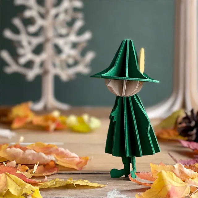 Moomintroll Snufkin Figurine Bois 11 cm