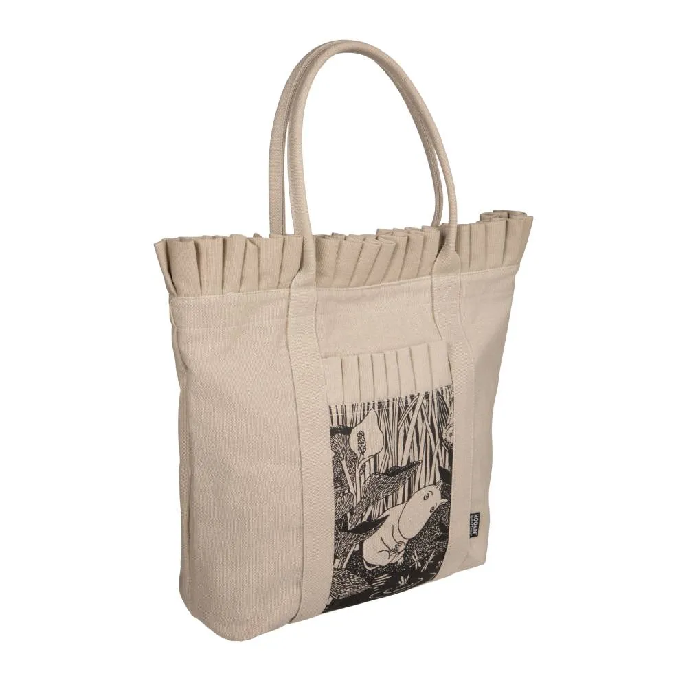 Moomintroll Moomin Reeds sac beige en coton