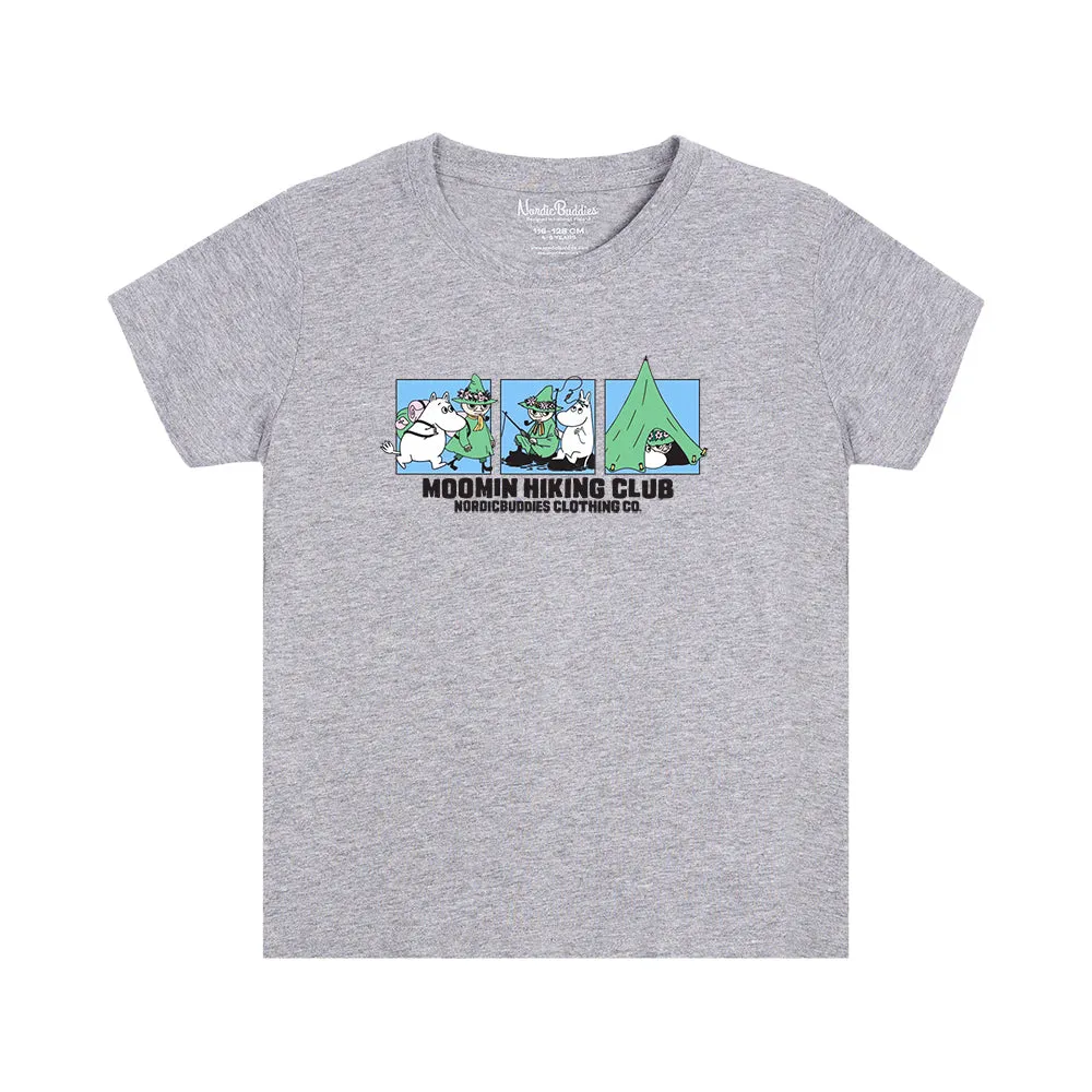Moomintroll Moomintroll & Snufkin t-shirt enfant gris coton