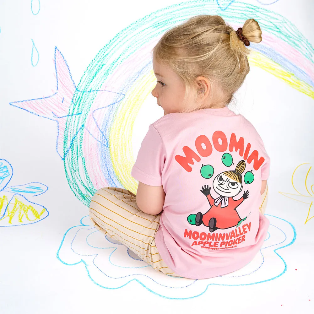 Moomintroll Little My t-shirt enfant rose coton