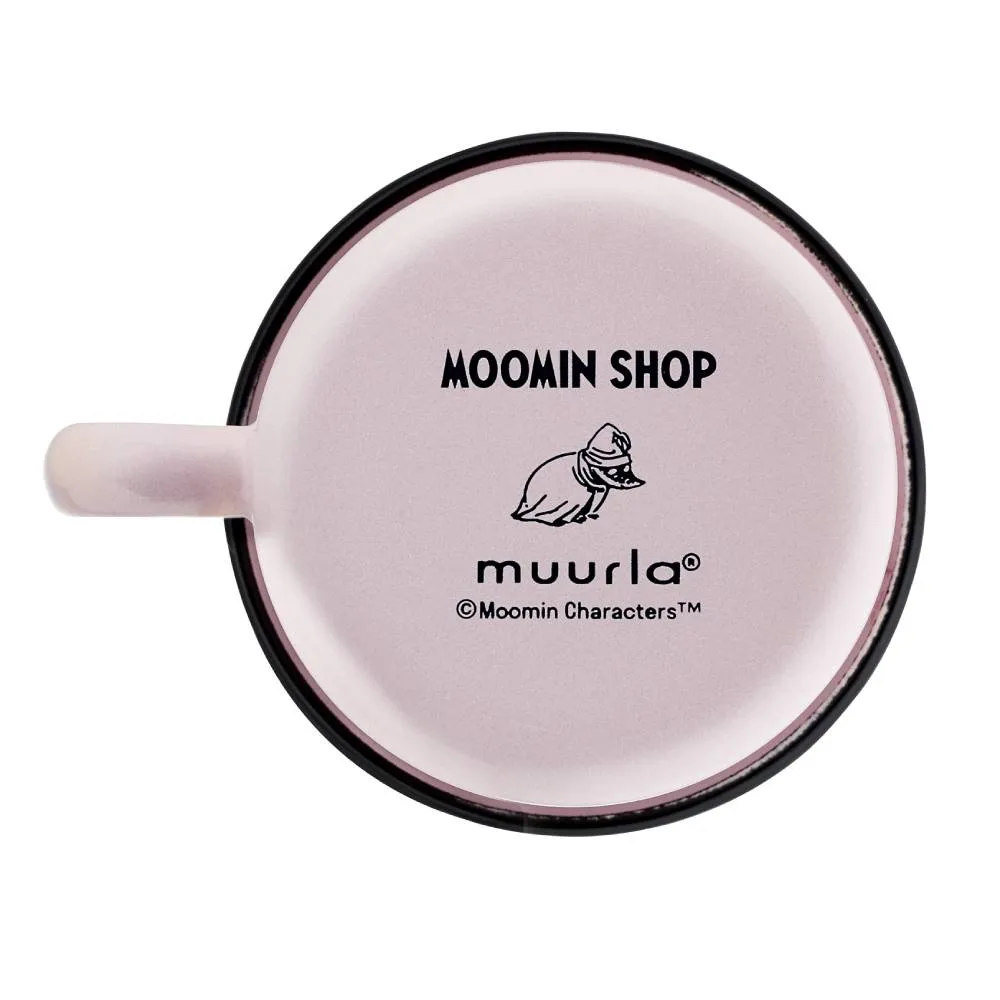 Moomintroll Dreamy Winter mug émail rose