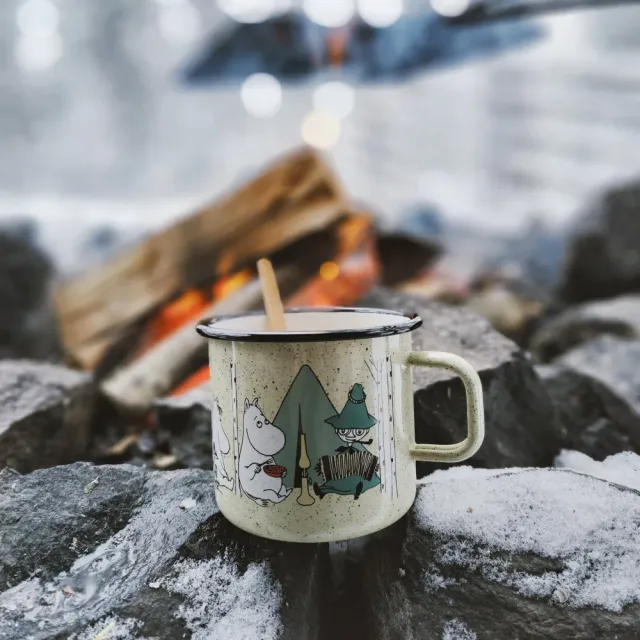 Moomintroll Campers Mug Émaillé Acier Randonnée