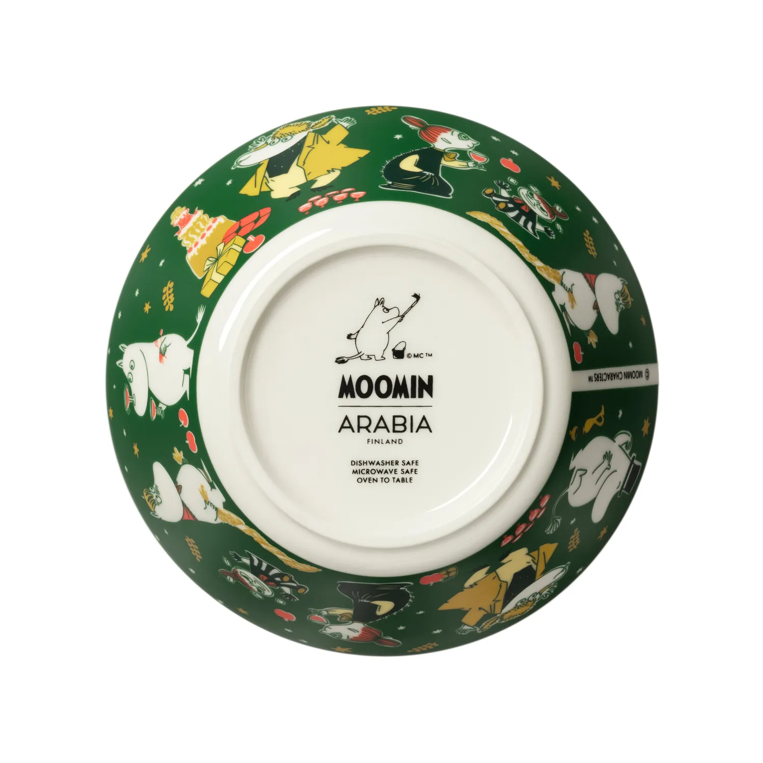 Moomintroll Gift of Love bol vert 15 cm céramique
