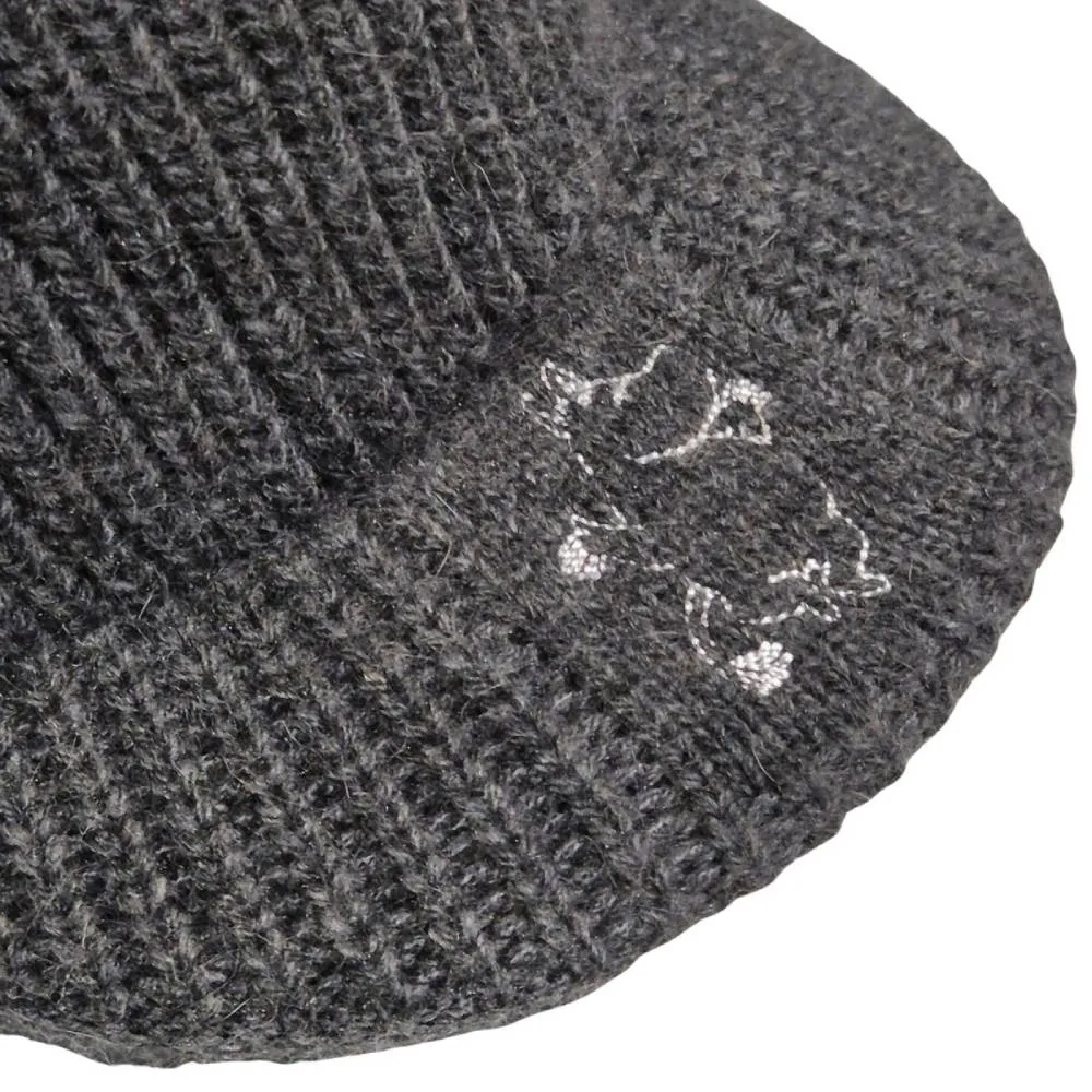 Moomintroll bonnet tricote adulte angora