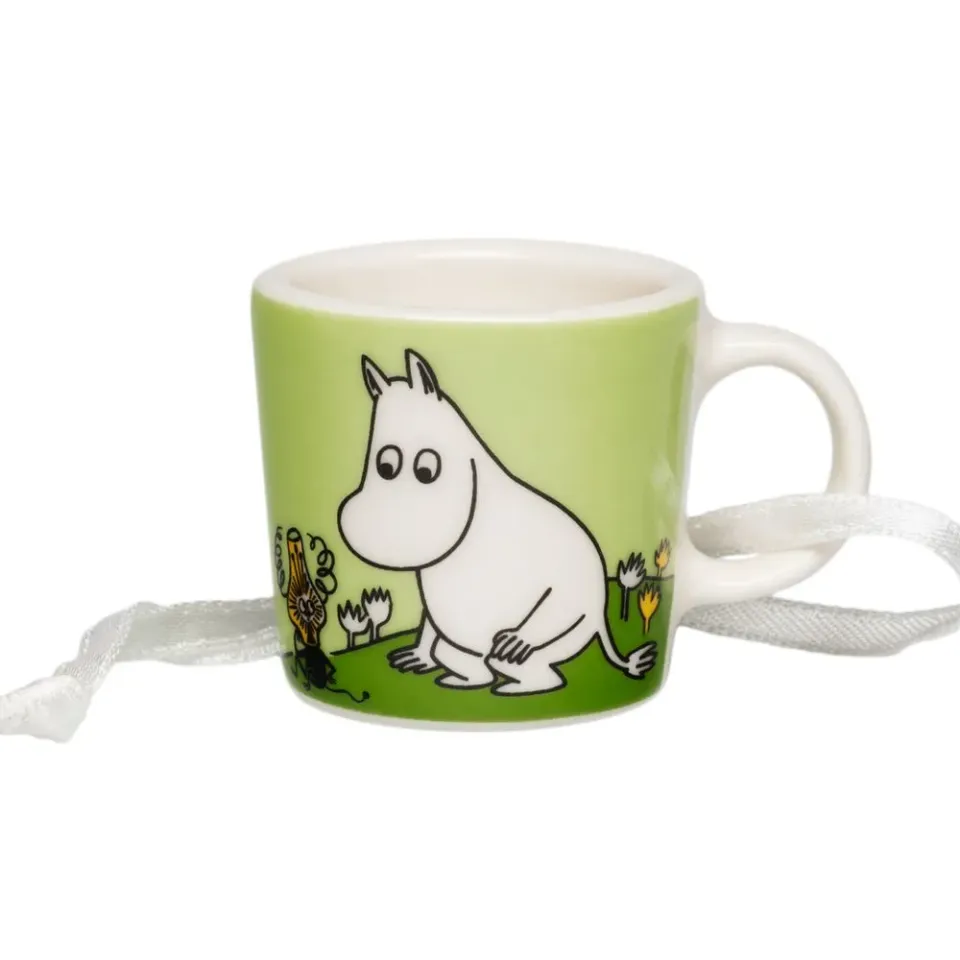 Moomintroll mini mug vert 12 ml vitroporcelaine