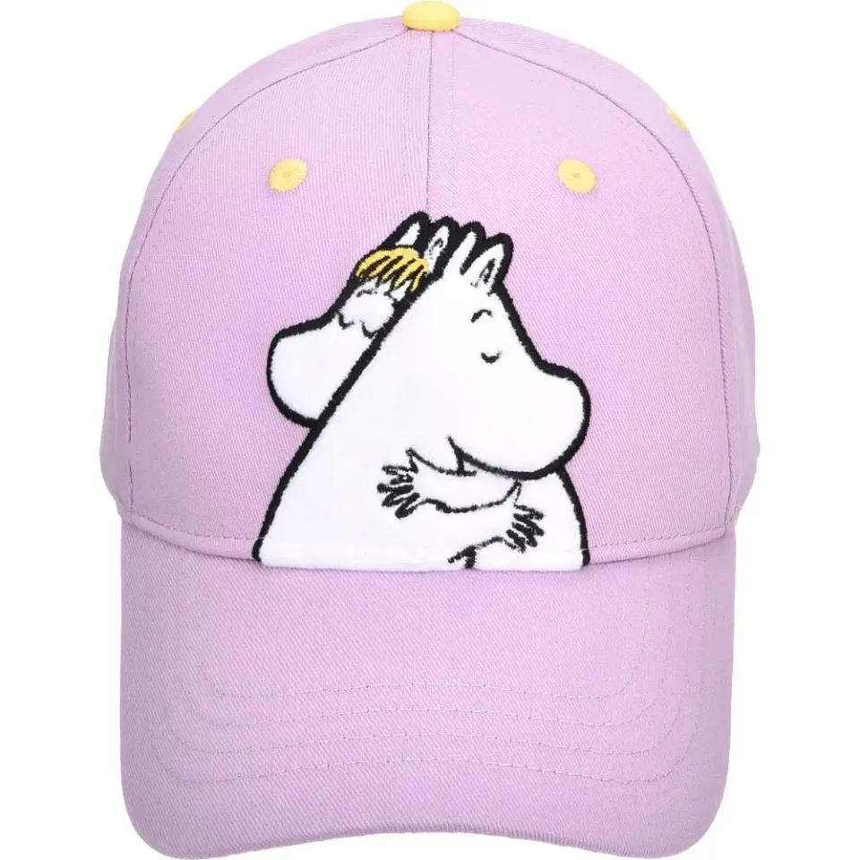 Moomintroll Hug casquette enfant rose coton