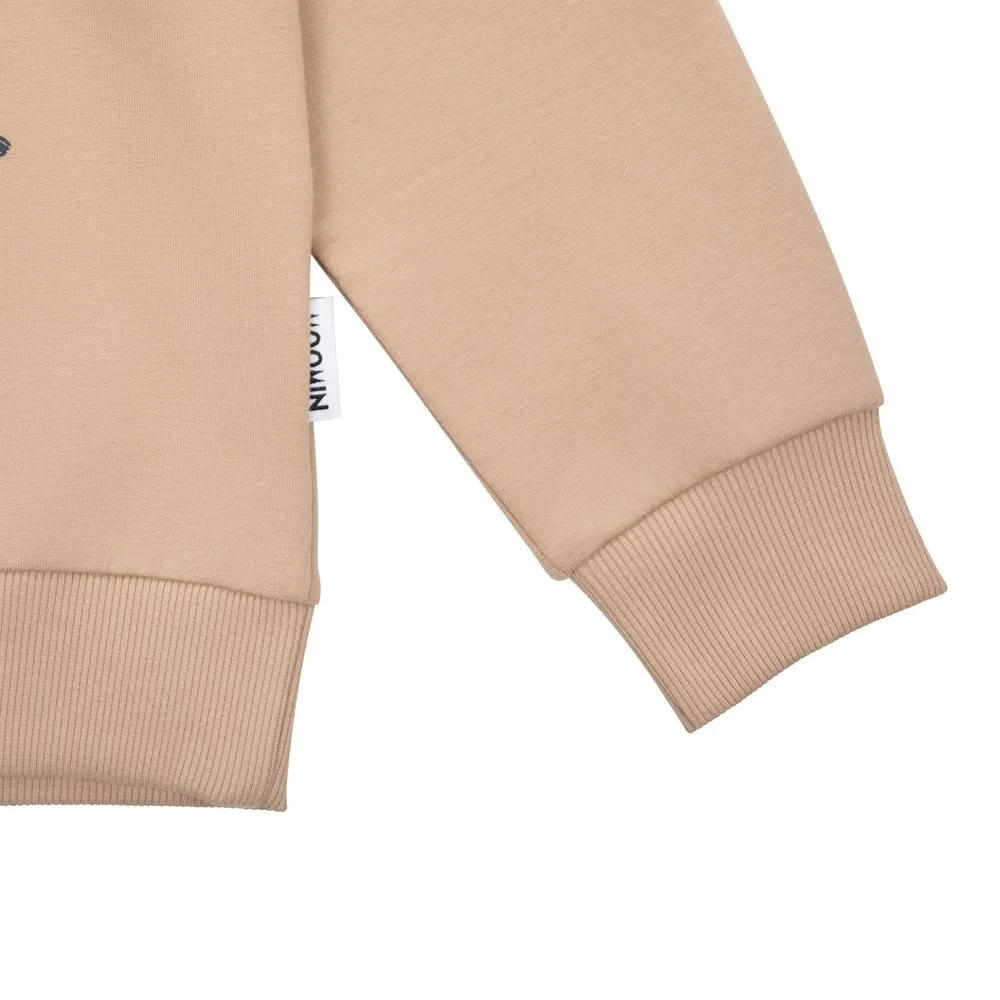 Moomintroll Storm sweatshirt enfant beige coton