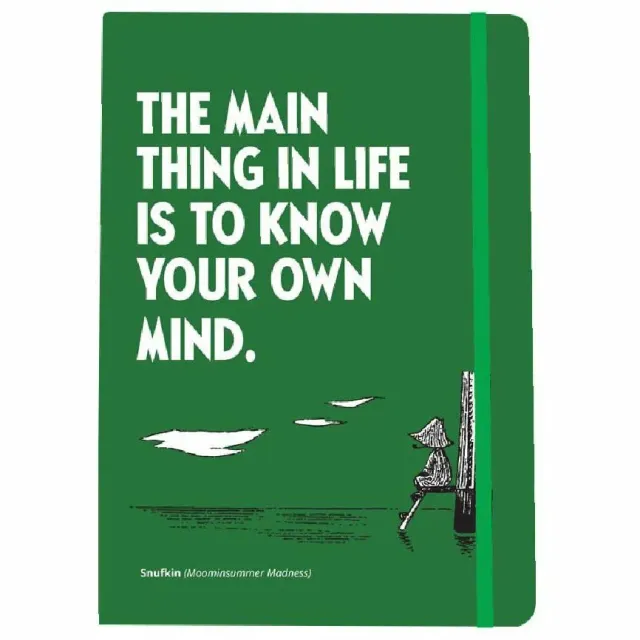 Moomintroll Snufkin The Main Thing carnet souple A5 128 pages