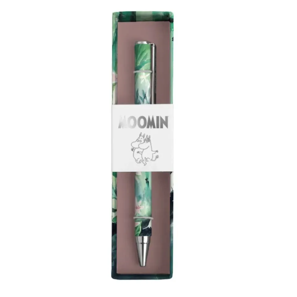 Moomintroll Great Flood stylo bille vert en coffret