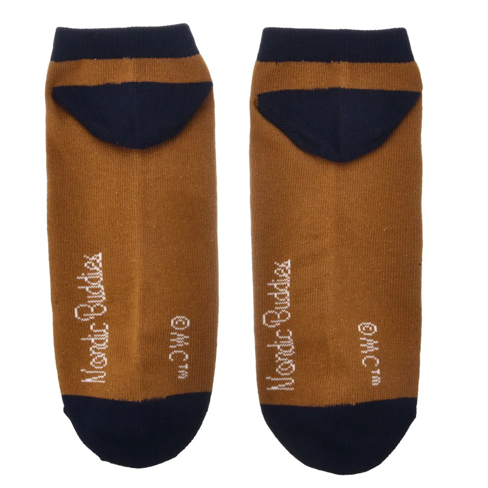 Moomintroll Snufkin socquettes marron 40-45 coton