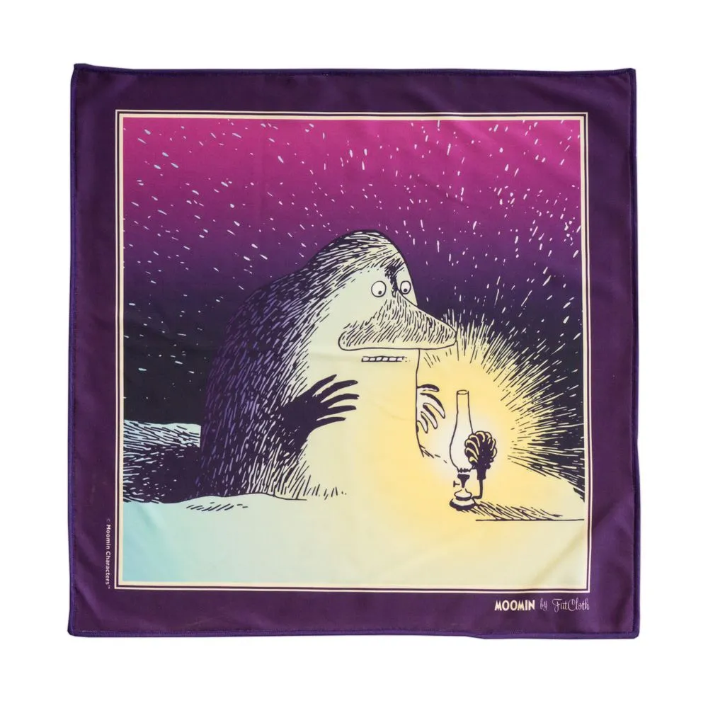 Moomintroll carré tissu microfibre 30x30 cm