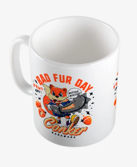 Pixgoodies Conker’s Bad Fur Day mug