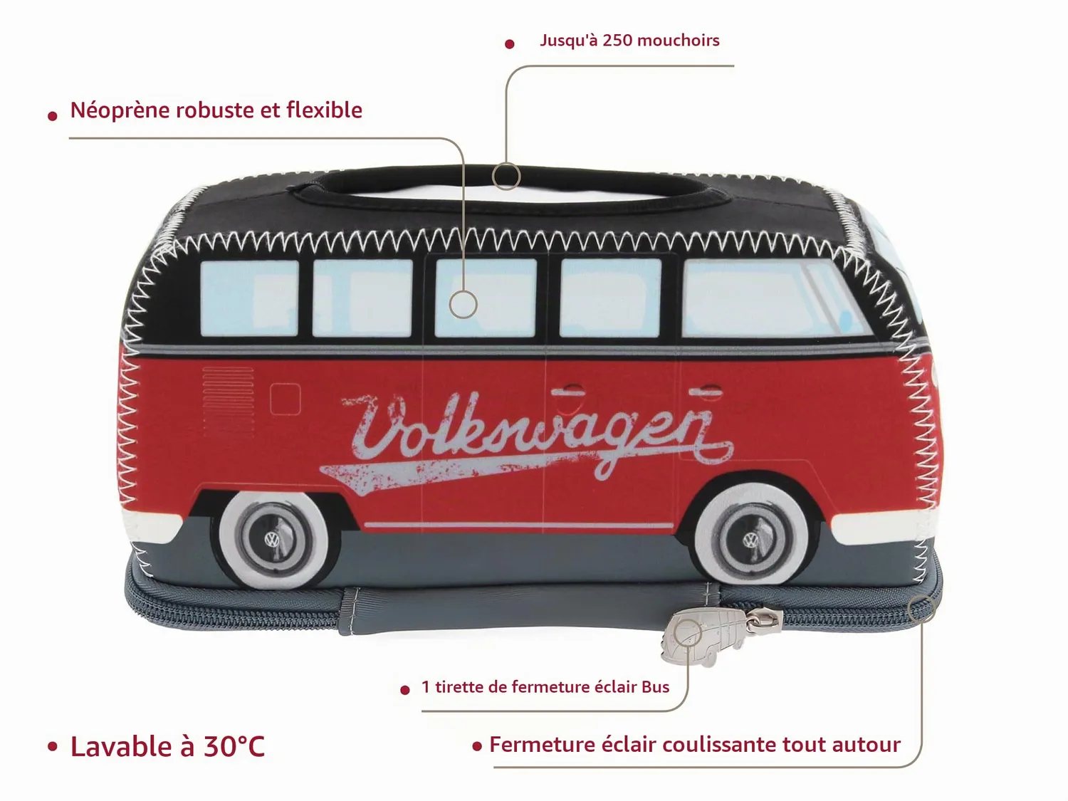 Brisa VW Collection T1 Bus Combi housse mouchoirs