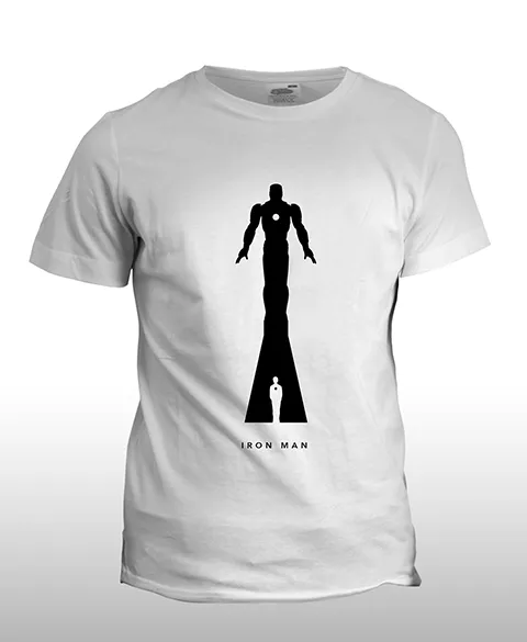 Pixgoodies T-shirt Iron Man et Tony Stark coton