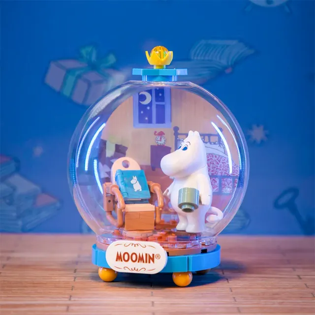 Moomintroll Leisurely Time maquette de construction 73 pièces