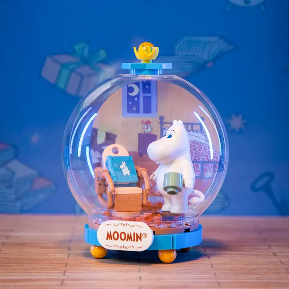 Moomintroll Leisurely Time maquette de construction 73 pièces
