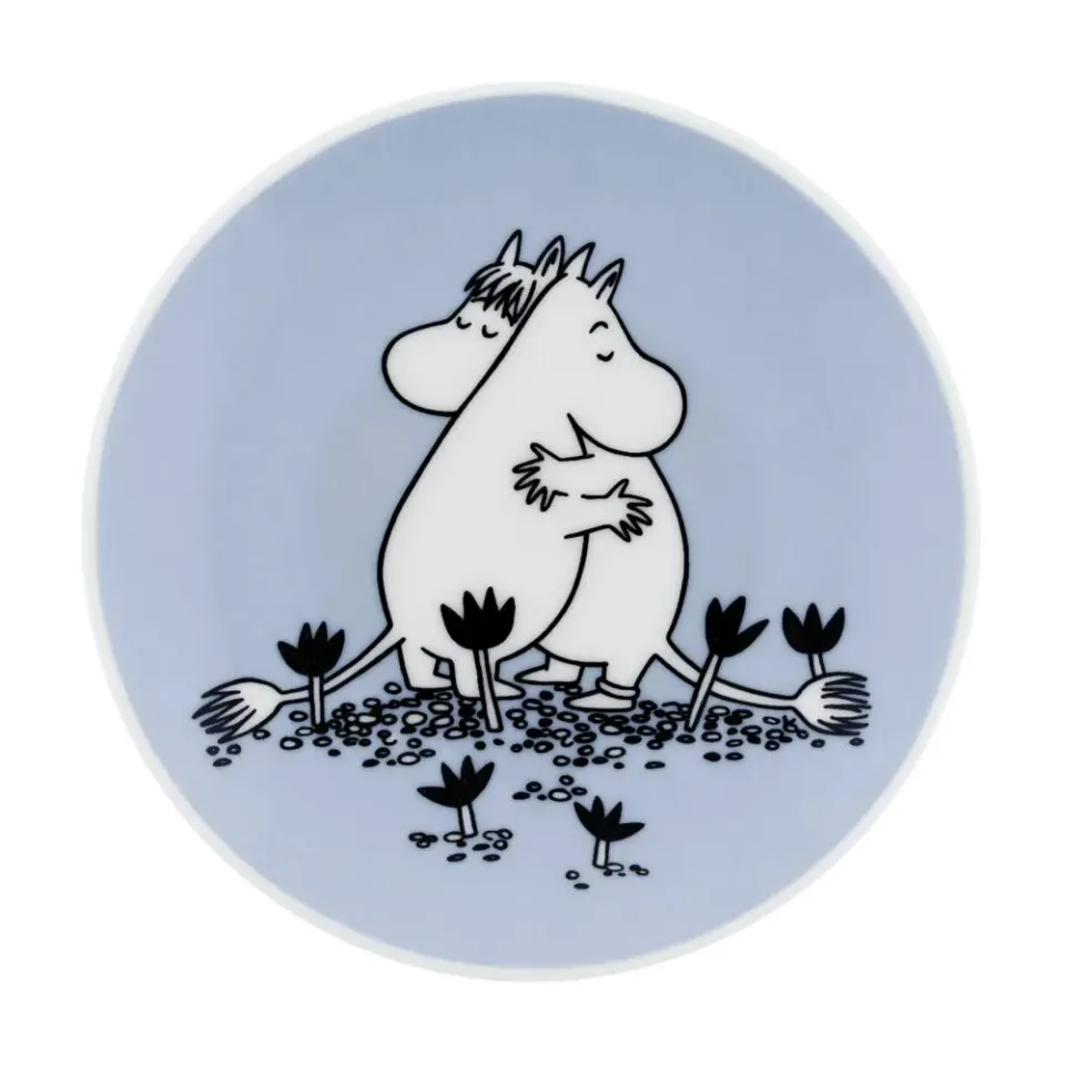 Moomintroll Blue Love mini assiette 10,5 cm câlin