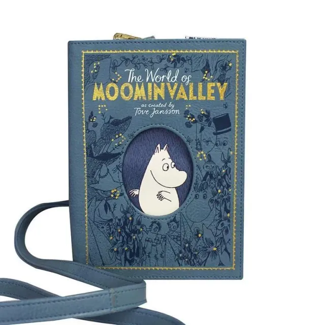Moomintroll The World of Moominvalley sac livre bleu 21 cm