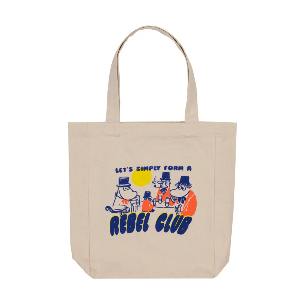 Moomintroll Rebel Club tote bag coton bio Moominpappa